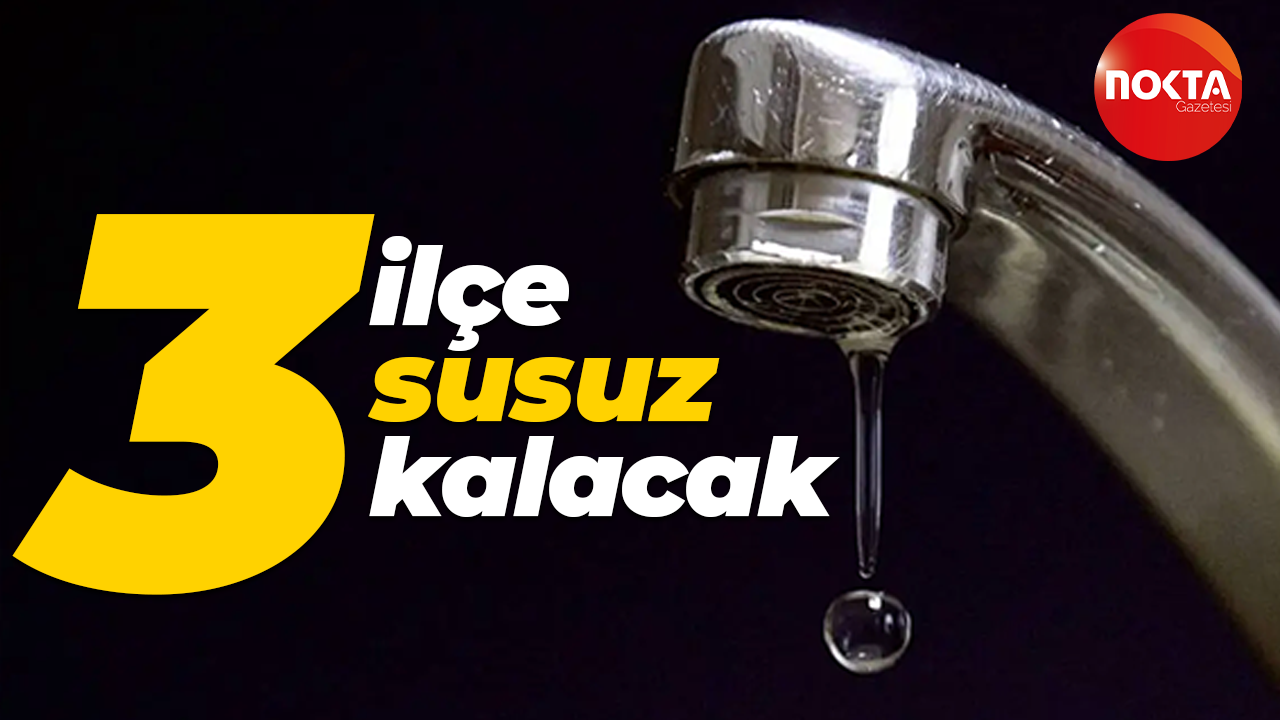 İSU duyurdu: Kocaeli'de 3 ilçede su kesintisi olacak!