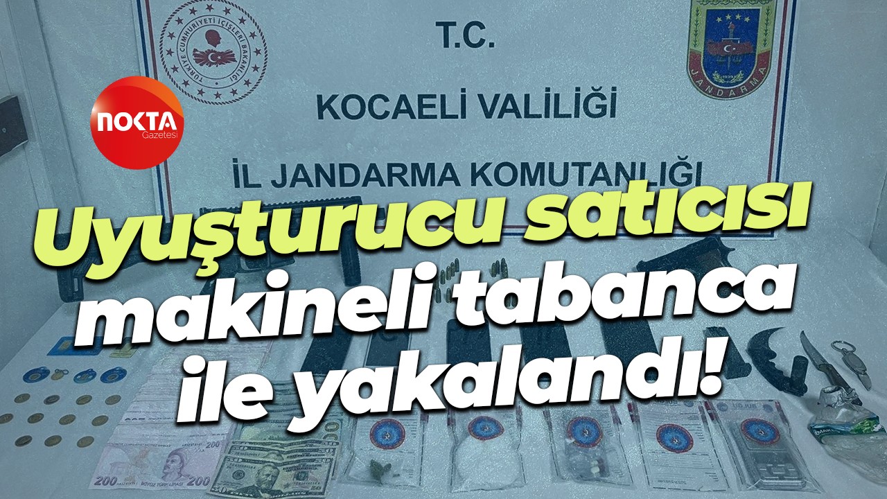 Uyuşturucu satıcısı makineli tabanca ile yakalandı!