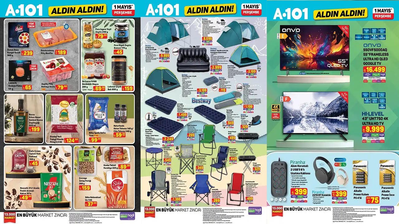 A101 Aktüel Ürünler Kataloğu 1 Mayıs Fiyatları | 1 Mayıs A101 Katalog Bu Hafta Elektrikli Moped Var