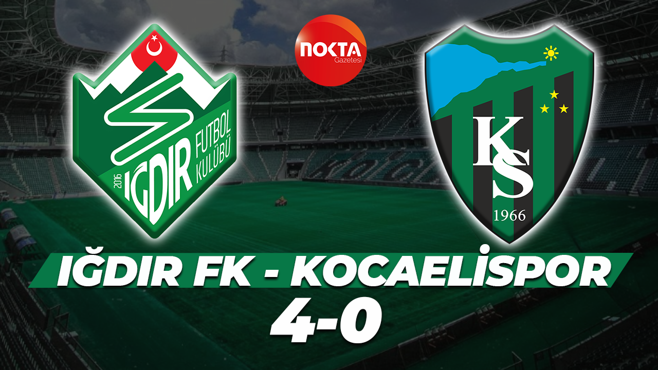 Iğdır Futbol Kulübü - Kocaelispor 4-0 (MAÇ SONUCU)
