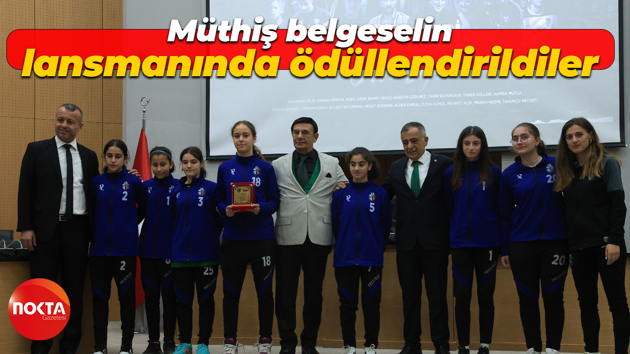 Müthiş belgeselin lansmanında ödüllendirildiler