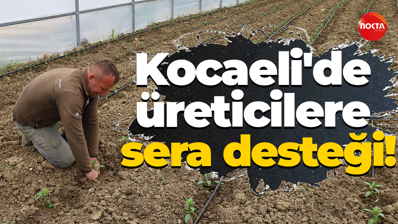 Kocaeli'de üreticilere sera desteği!