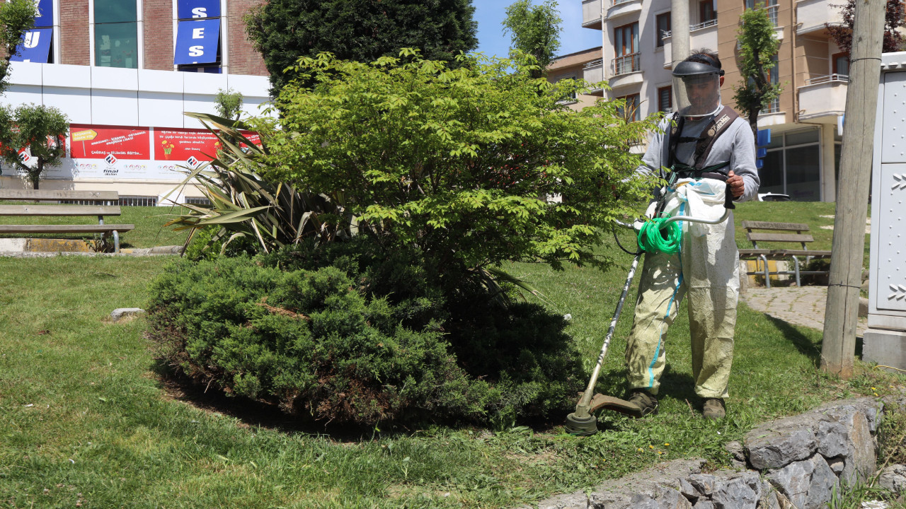 Darıca Belediyesi'nden park ve yeşil alanlara bahar dokunuşu