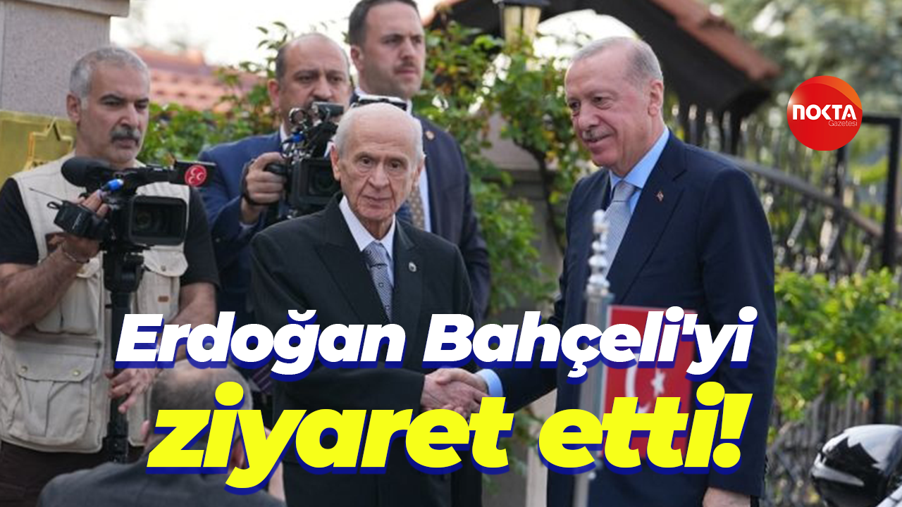 Recep Tayyip Erdoğan Devlet Bahçeli'yi ziyaret etti!
