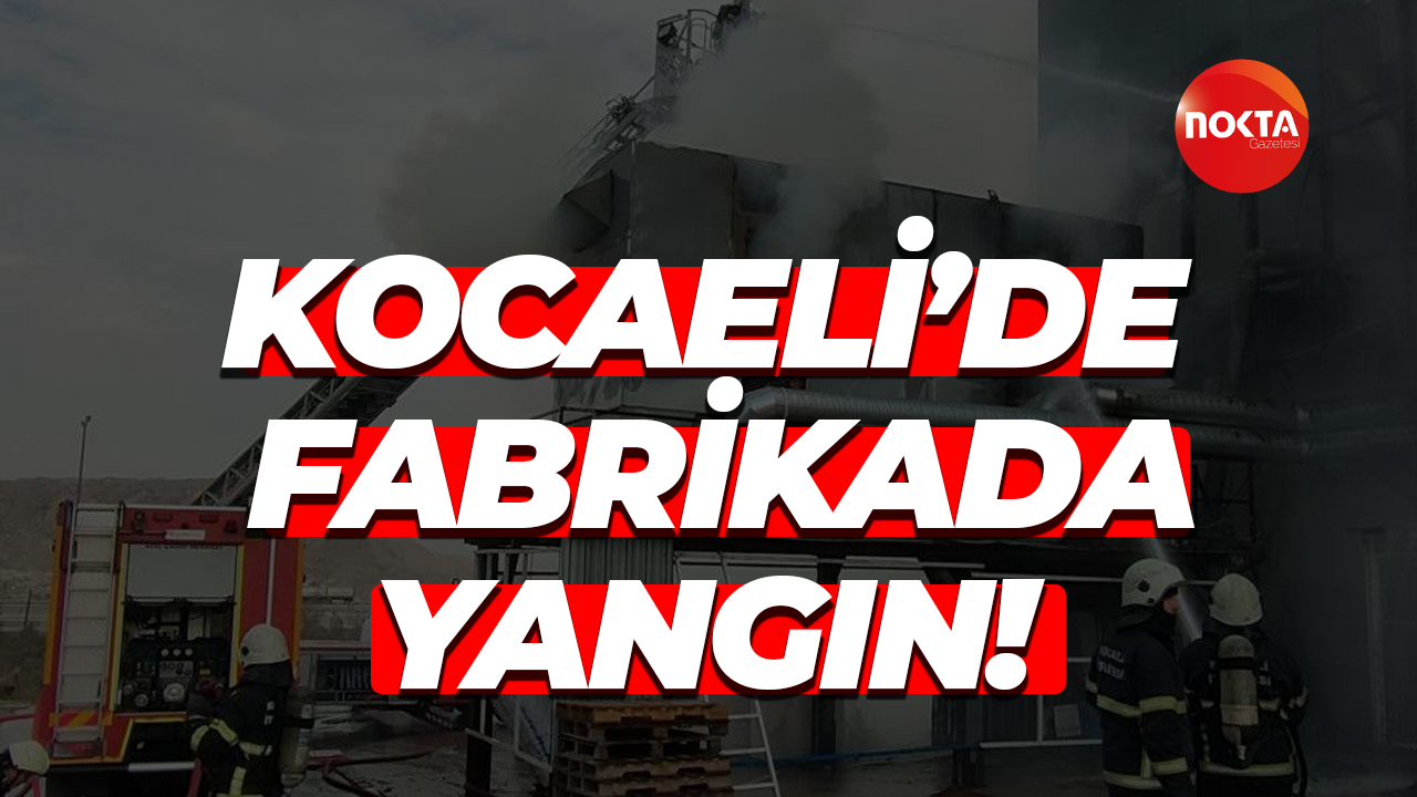 Kocaeli'de fabrikada yangın!
