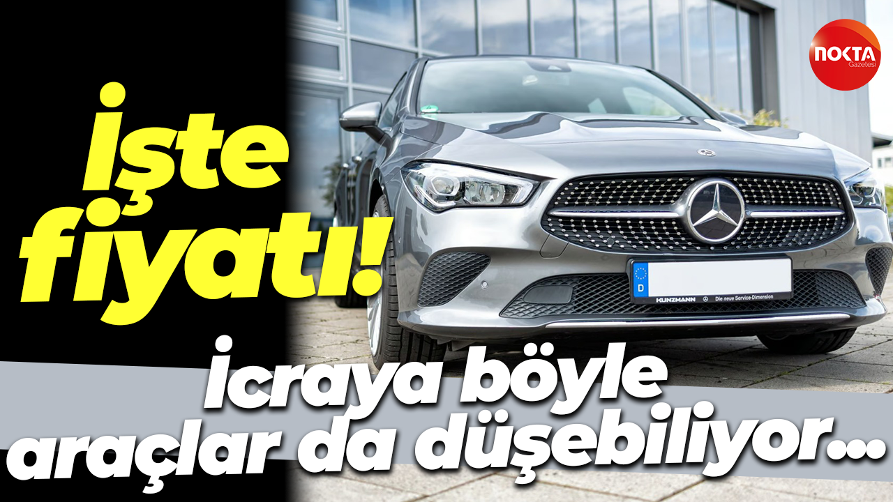 İcradan satılık milyonluk Mercedes! Fiyatı belli oldu