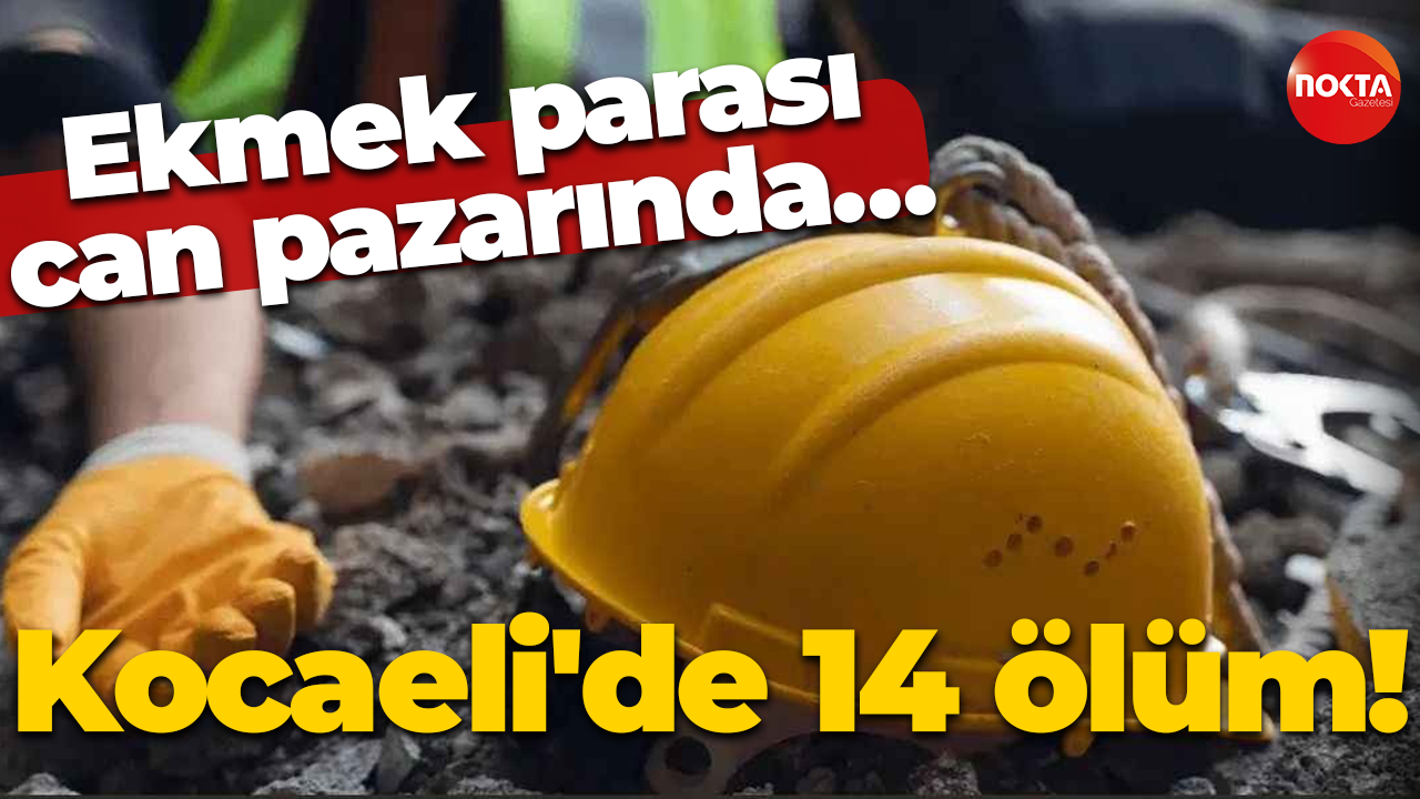 Ekmek parası can pazarında… Kocaeli'de 14 ölüm!