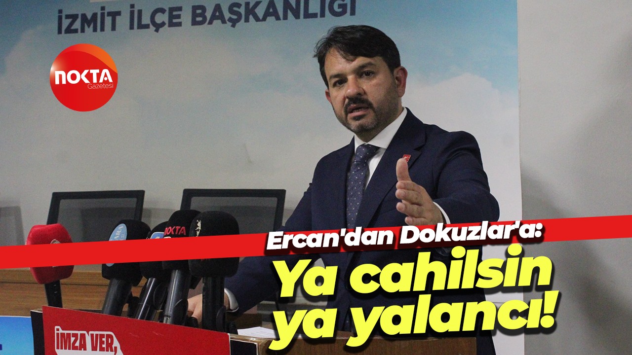 Gökhan Ercan'dan Halil Güngör Dokuzlar'a: Ya cahilsin ya yalancı!
