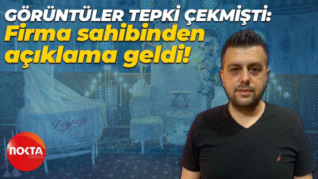 Camideki organizasyon tepki çekmişti: Firma sahibinden açıklama geldi!