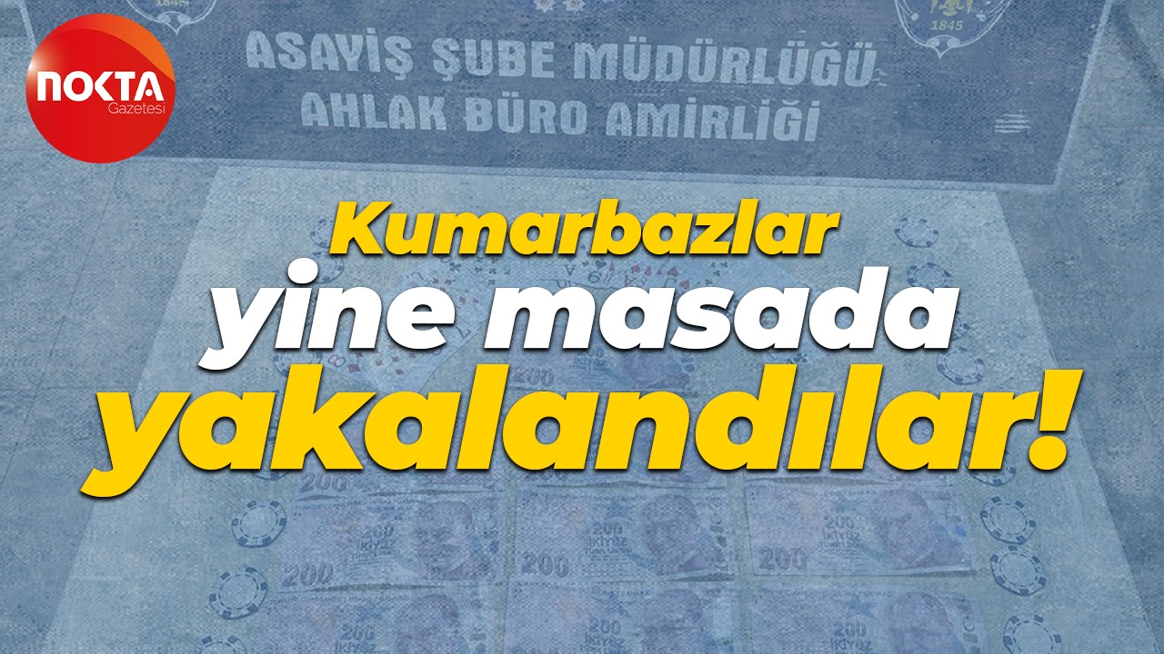 Kocaeli'de kumar operasyonu: Yine masada yakalandılar!