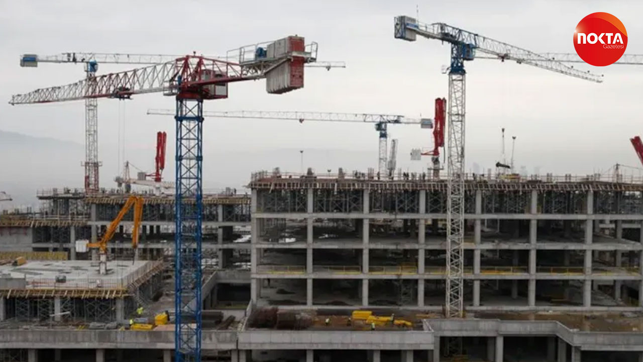 İnşaat üretim endeksi aylık bazda düştü