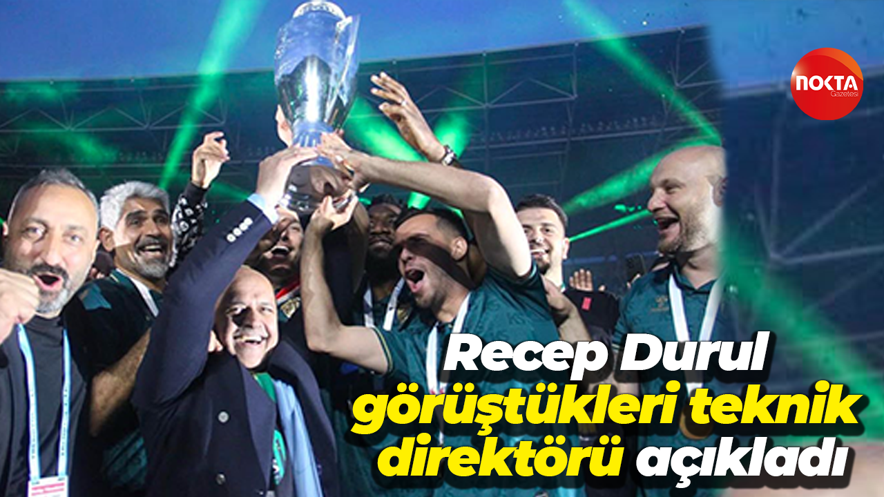 Kocaelispor Başkanı Recep Durul görüştükleri teknik direktörü açıkladı