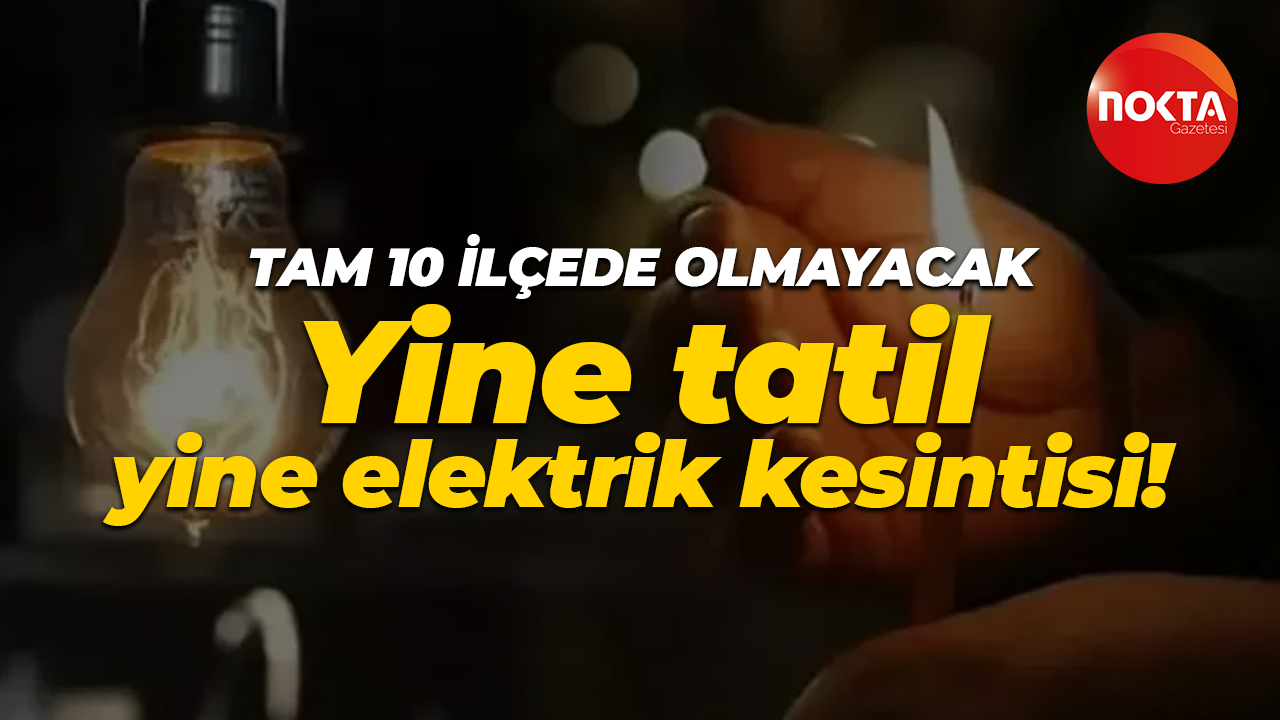 Kocaeli’de şaşırtıcı bir şey yok! Yine 10 ilçede elektrik kesilecek