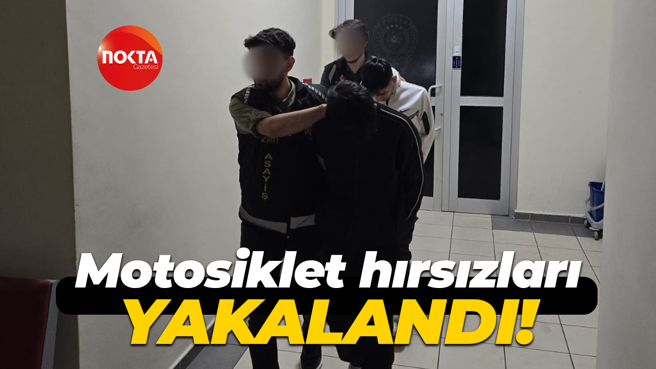 Kocaeli'de motosiklet hırsızları yakalandı!