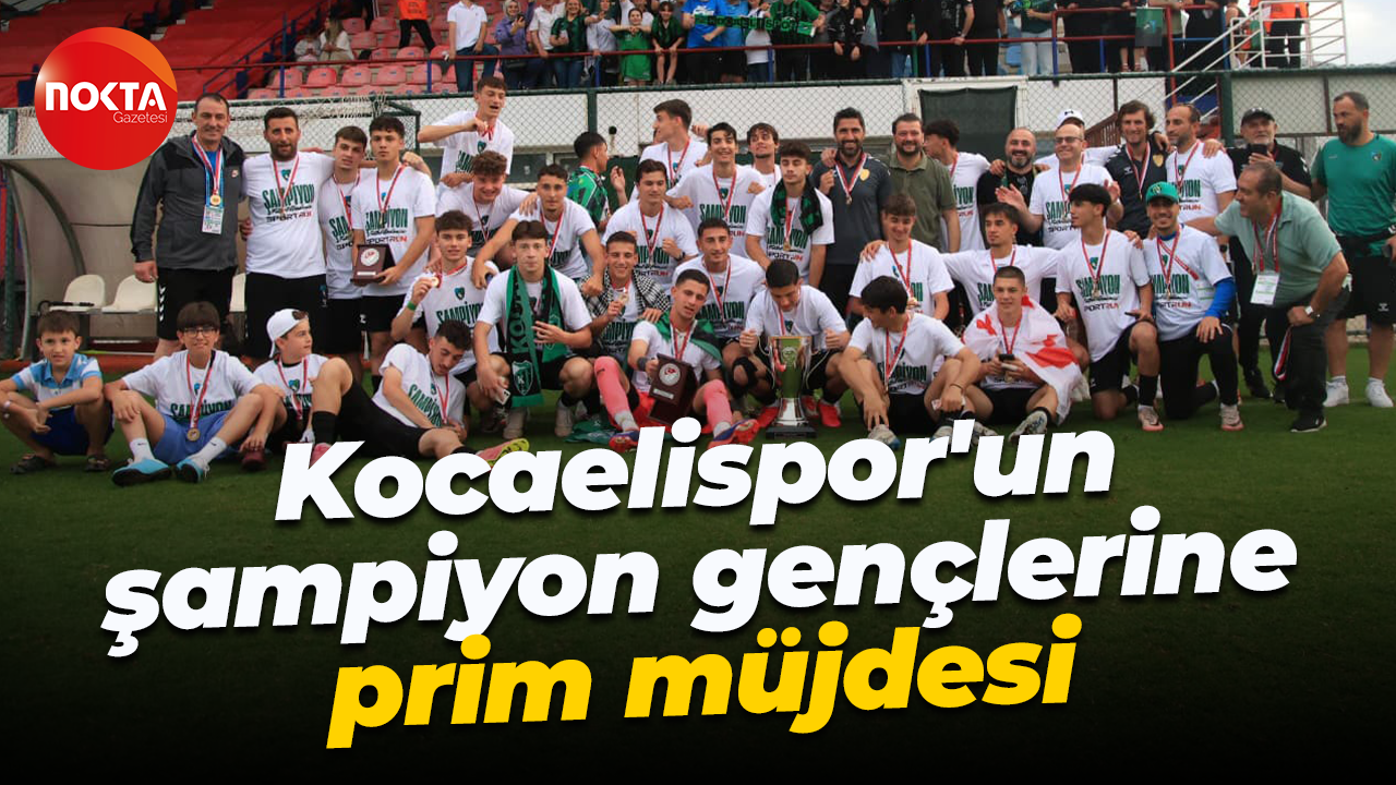 Kocaelispor'un şampiyon gençlerine prim müjdesi