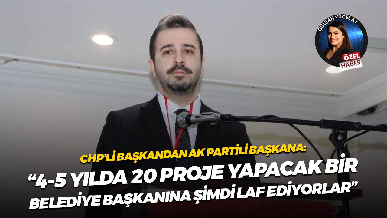 Anıl Aksu’dan Mecit Erdoğan’a: 5 yılda 20 proje yapacak belediye başkanına laf ediyorlar