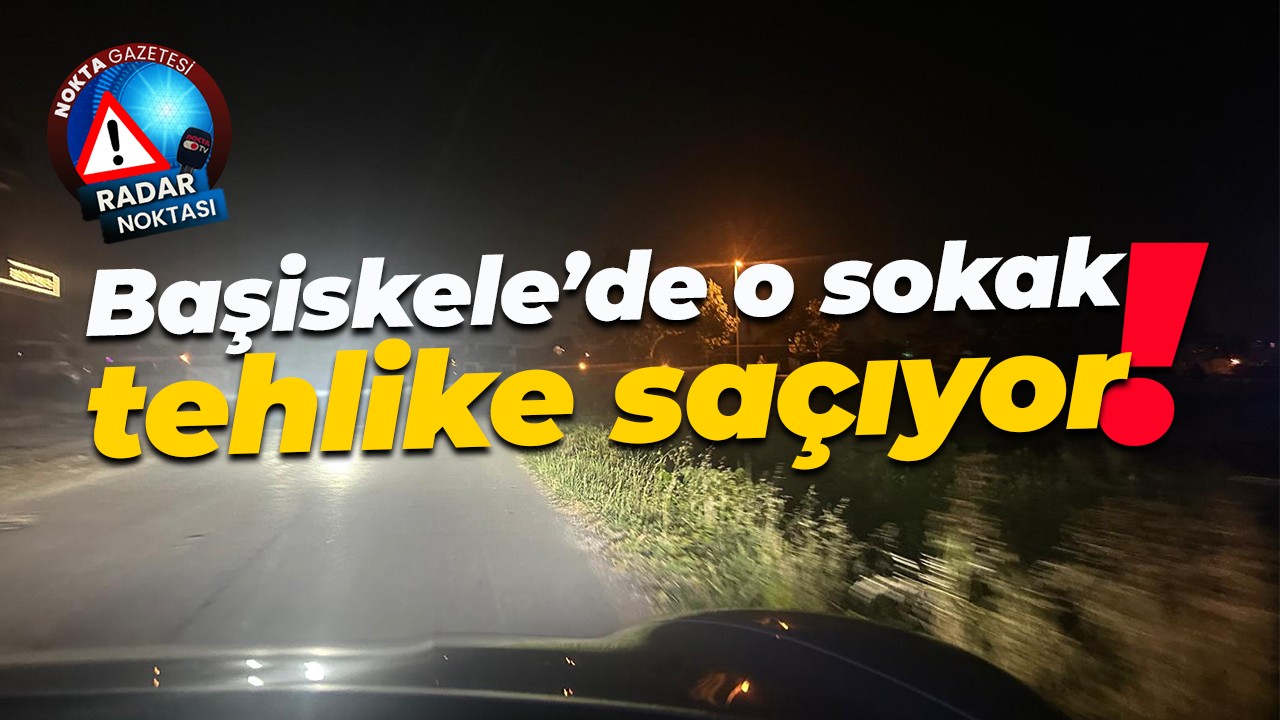 Başiskele’de o sokak tehlike saçıyor!