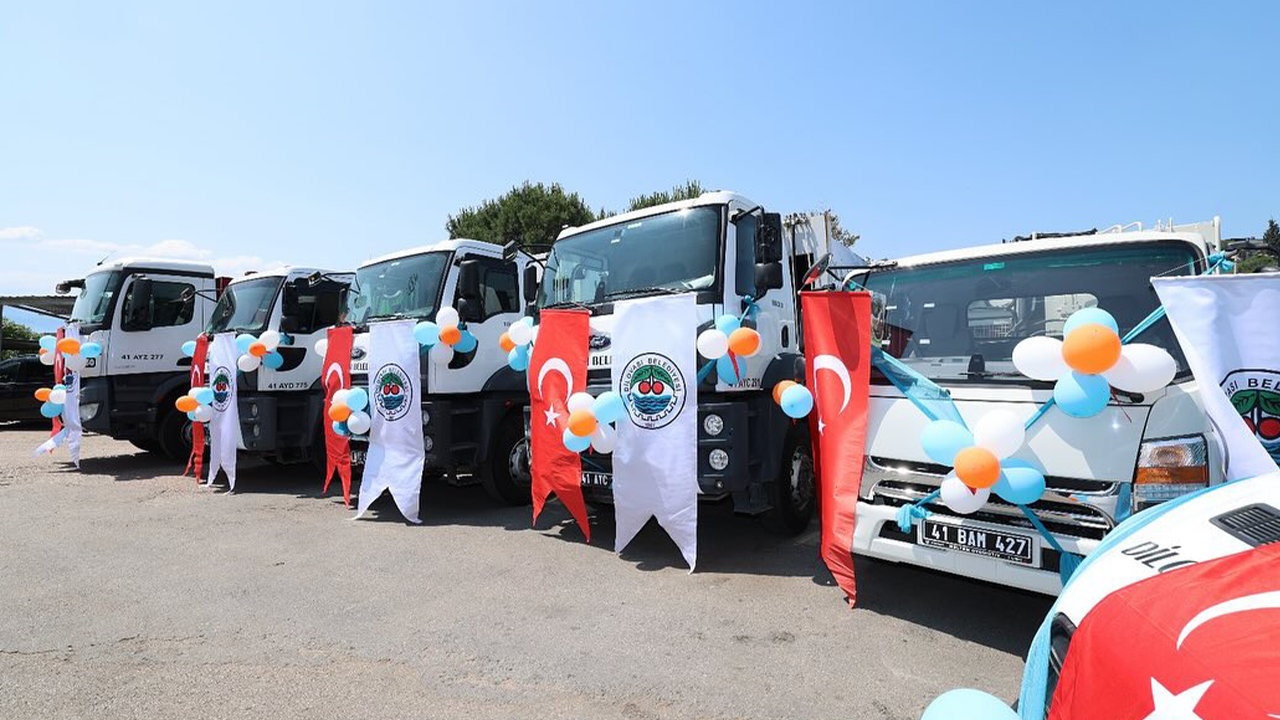 Dilovası'nda filo güçleniyor... Yeni araçlar tanıtıldı