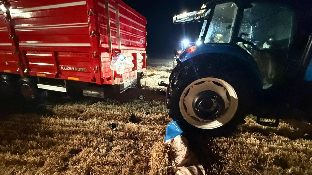 Traktörden düşen sürücü hayatını kaybetti