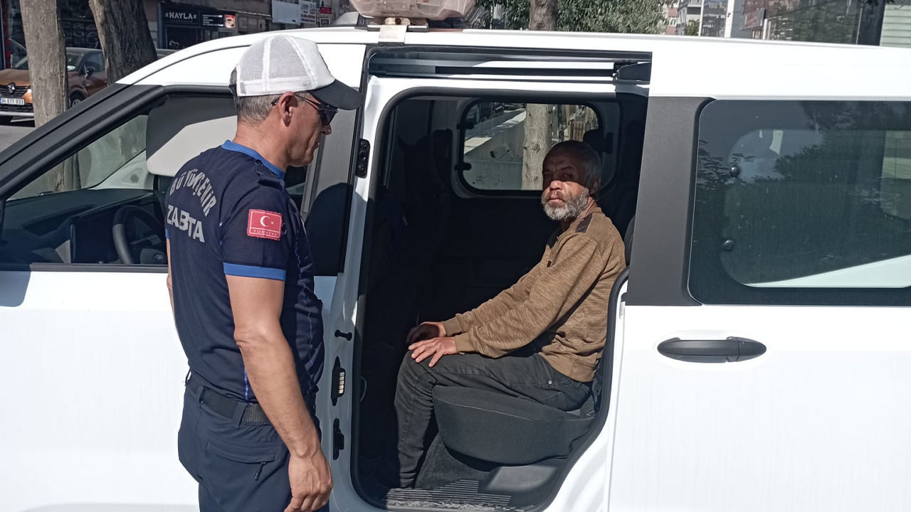 Zabıta ekiplerinden yardım eli