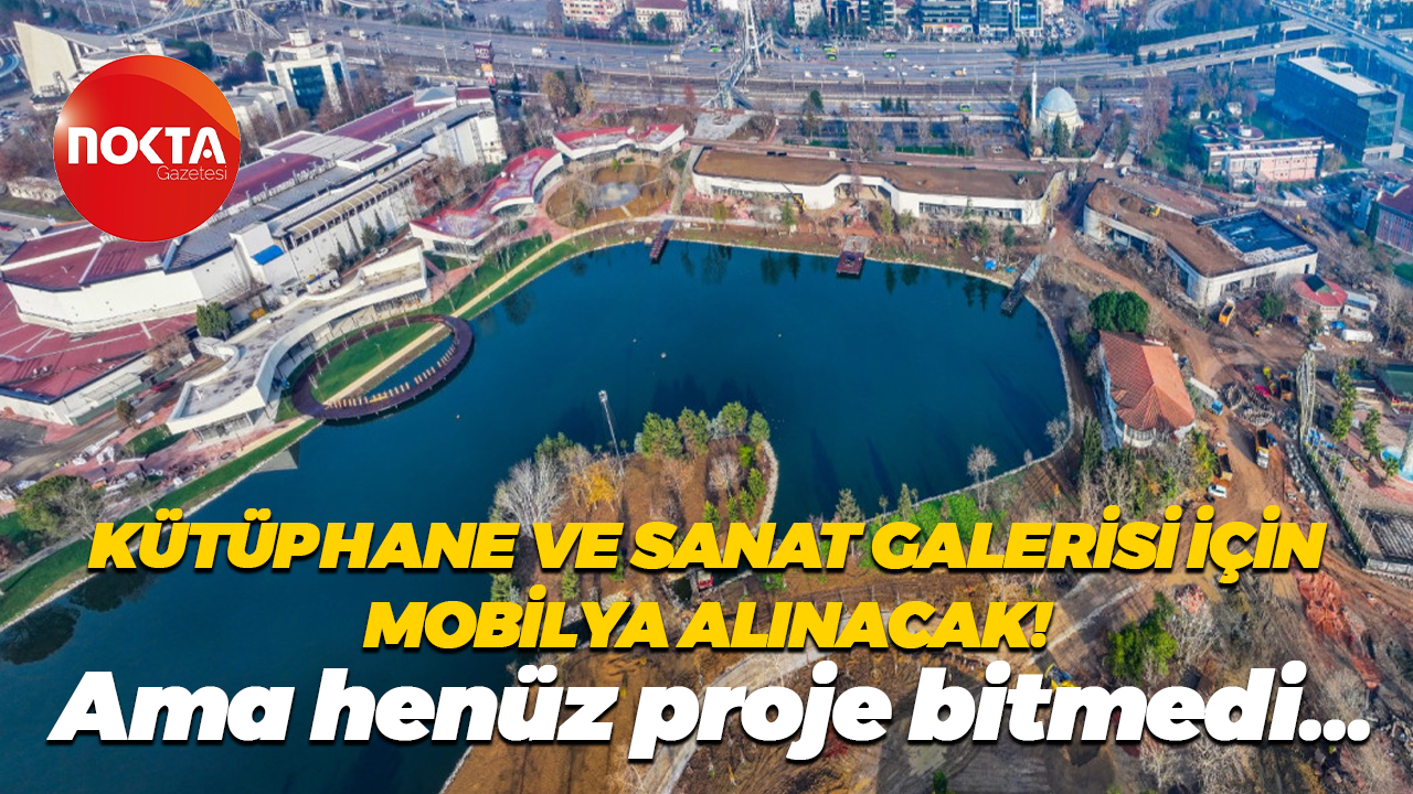 İzmit Millet Bahçesi’nde kütüphane ve sanat galerisi için ihale düzenlenecek!