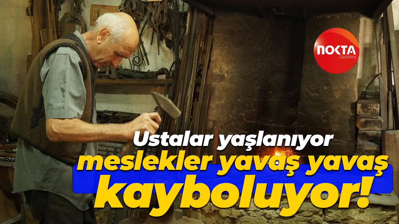 Ustalar yaşlanıyor, meslekler yavaş yavaş kayboluyor!