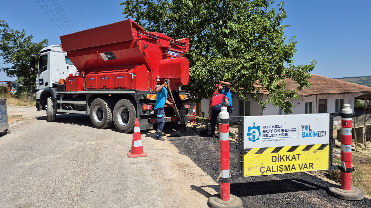 Kocaeli Büyükşehir Belediyesi kent genelinde onarım çalışmalarına başladı