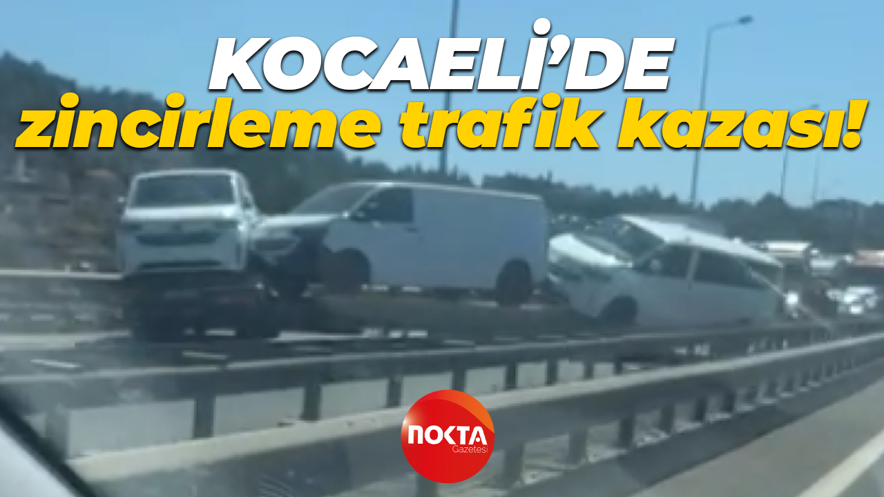 TEM Otoyolu İzmit geçişinde trafik kazası!