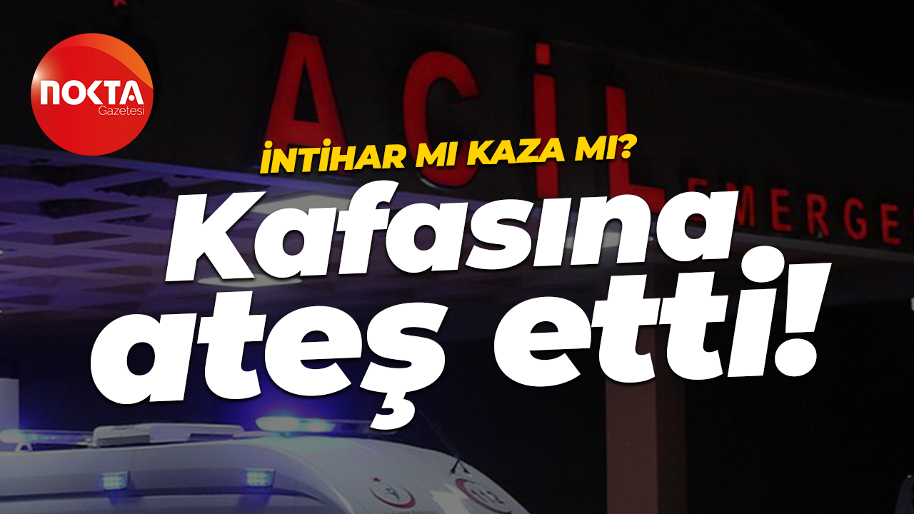 Kocaeli'de acı olay: Kafasına sıktı!