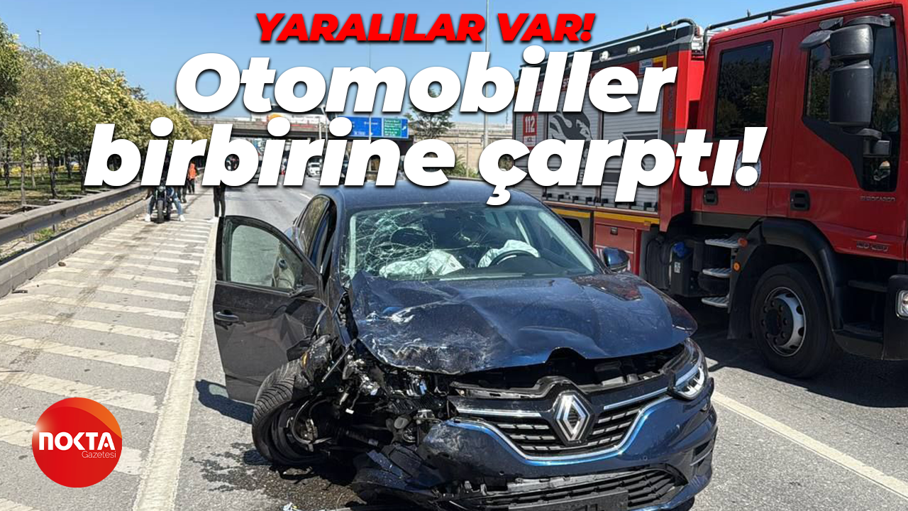 Kocaeli'de korkutan kaza: Otomobiller çarpıştı, birçok yaralı var!