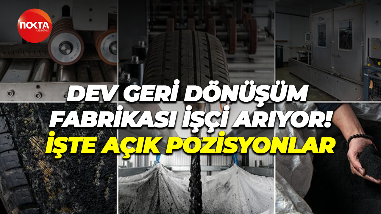 Kartepe’deki geri dönüşüm fabrikası işçi arıyor! İşte açık pozisyonlar