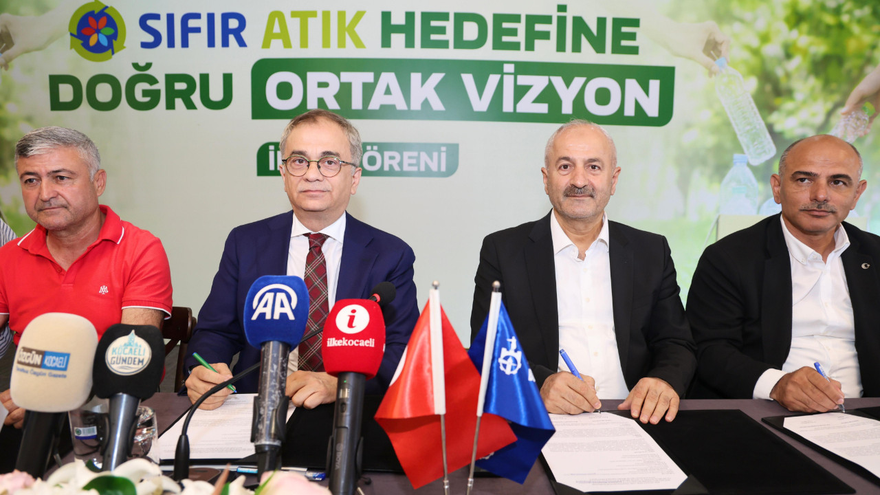 Kocaeli Büyükşehir Belediyesi sıfır atık projesine imza attı!
