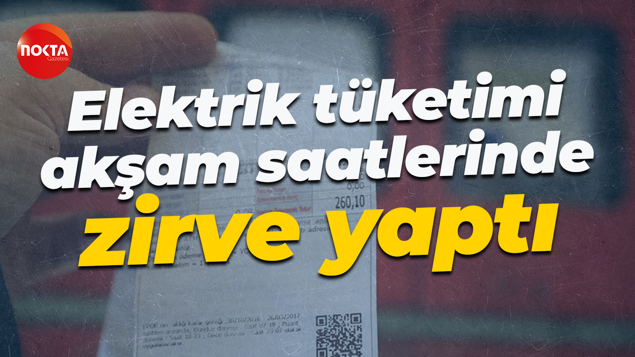Elektrik tüketimi akşam saatlerinde zirve yaptı