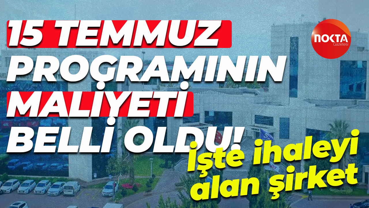 15 Temmuz programını düzenleyen şirket belli oldu! İşte Kocaeli Büyükşehir’e maliyeti