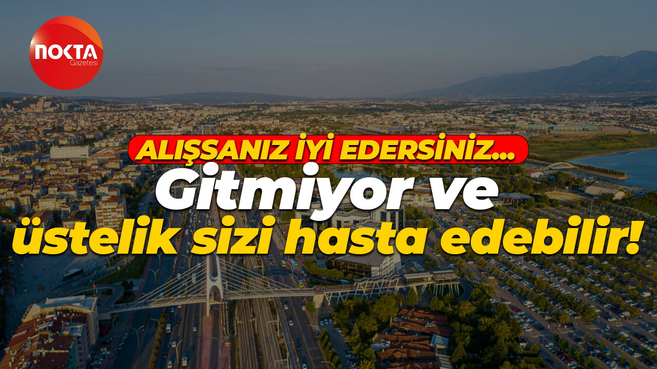 Kocaelililer alışsa iyi eder! Gitmiyor ve sizi hasta edebilir