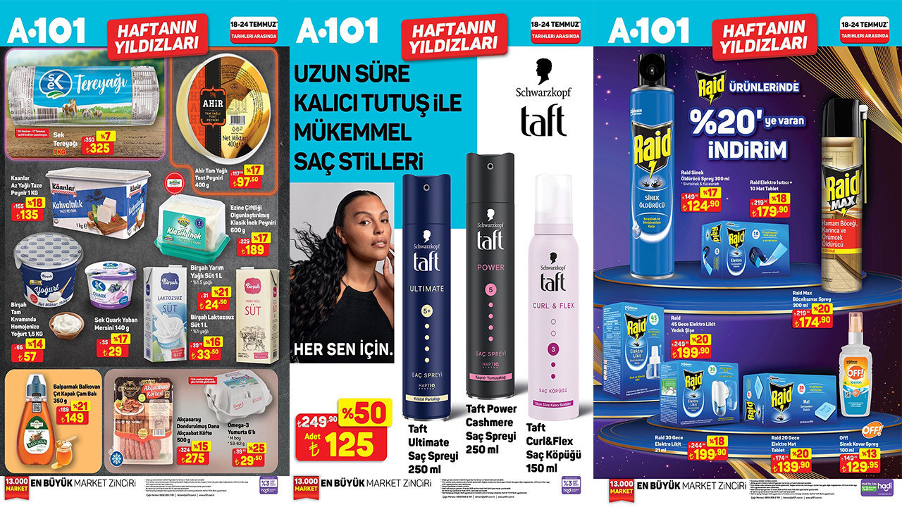 A101 Haftanın Yıldızları 18-24 Temmuz Kataloğu 2025: A101'den Bu Hafta Ne Alınır?