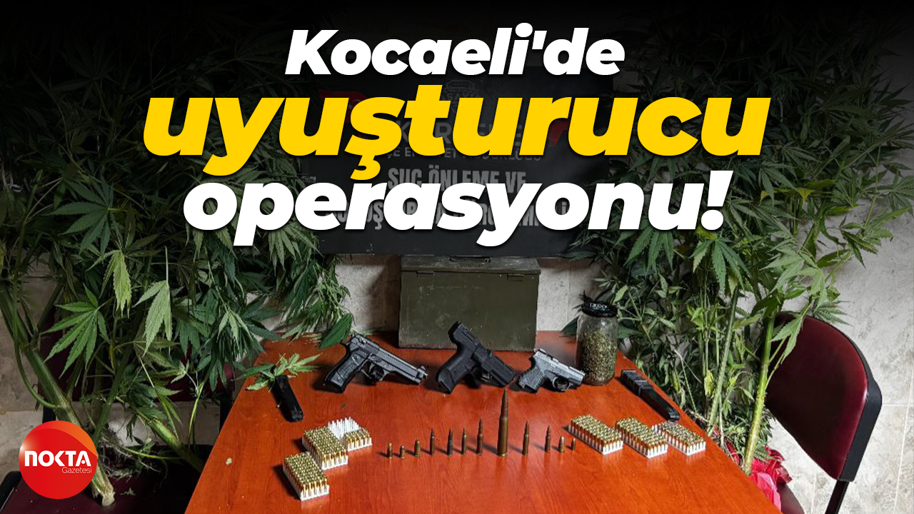 Kocaeli'de uyuşturucu operasyonu!