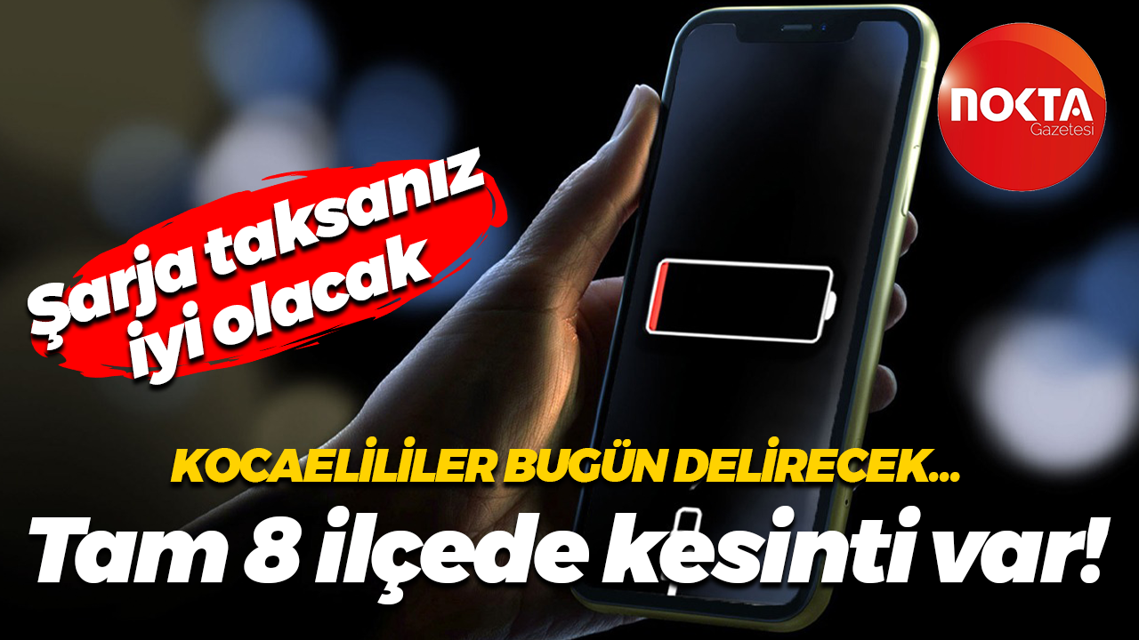 SEDAŞ bugün Kocaelilileri delirtecek! Neredeyse her ilçede kesinti var