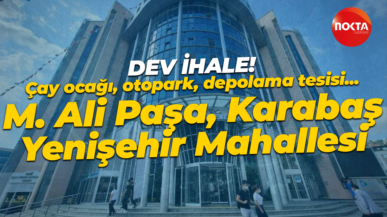 İzmit Belediyesi’nden dev ihale! Çay ocağı, otopark, depolama alanı…
