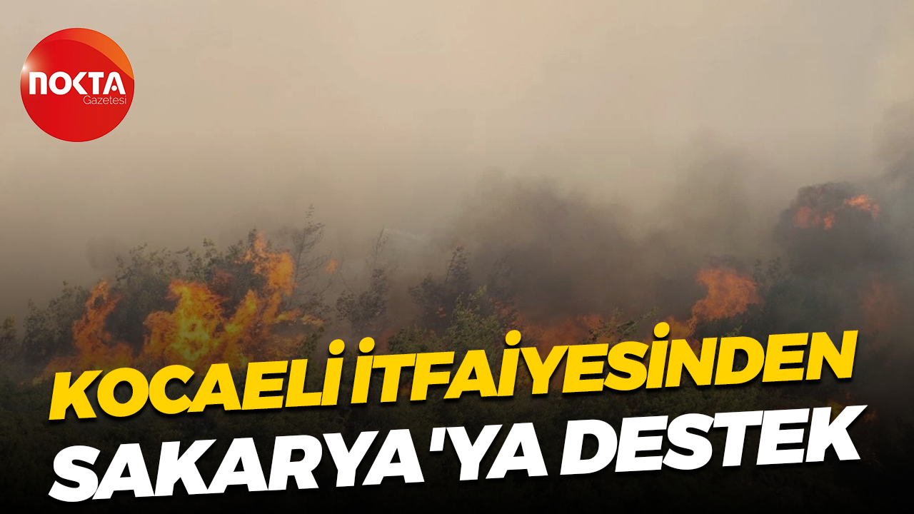 Kocaeli itfaiyesinden Sakarya'ya destek