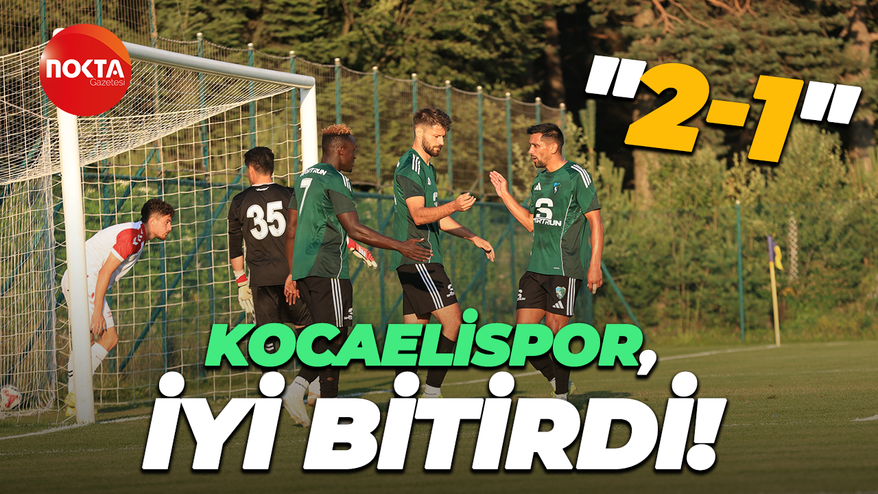 Kocaelispor iyi bitirdi! "2-1"