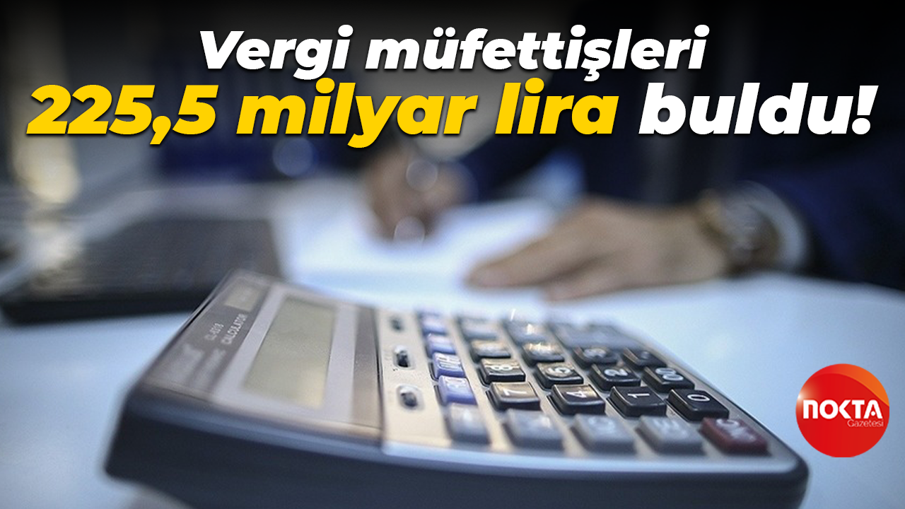 Vergi müfettişleri 225,5 milyar lira buldu!