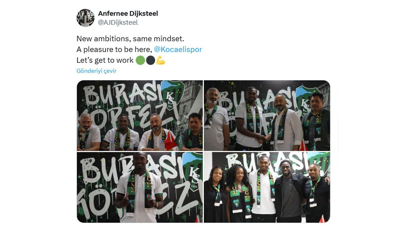 Anfernee Jamal Dijksteel: Hadi işe koyulalım!