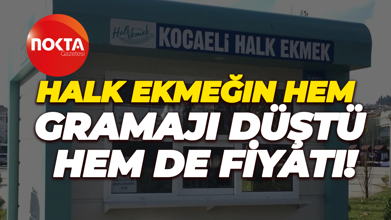 Halk ekmeğin hem gramajı düştü hem de fiyatı!