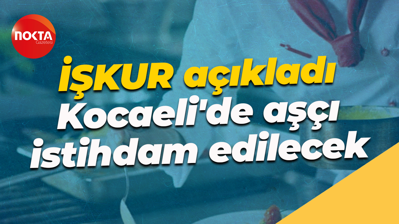 İŞKUR açıkladı... Kocaeli'de aşçı istihdam edilecek