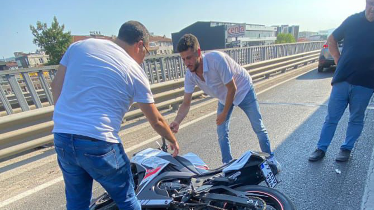 TIR'a arkadan çarpan motosikletin sürücüsü hayatını kaybetti!