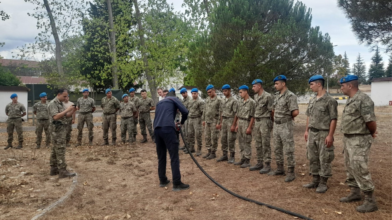 KOBİTEM’in yangın eğitimleri devam ediyor