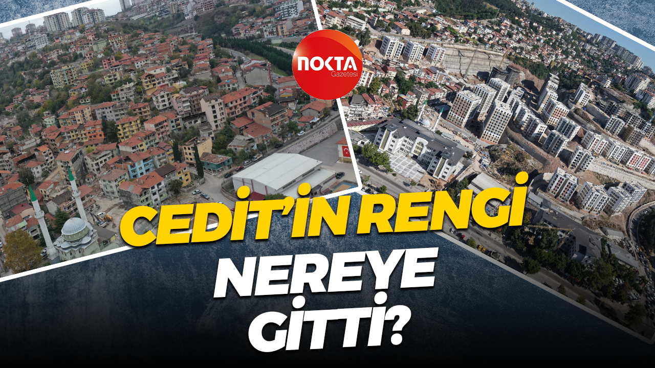 Cedit Mahallesi yukarıdan görüntülendi... Cedit'in rengi nereye gitti?