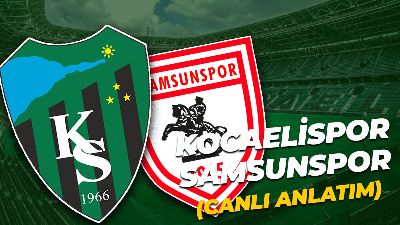 Kocaelispor-Samsunspor: 0-1 (MAÇ SONUCU)