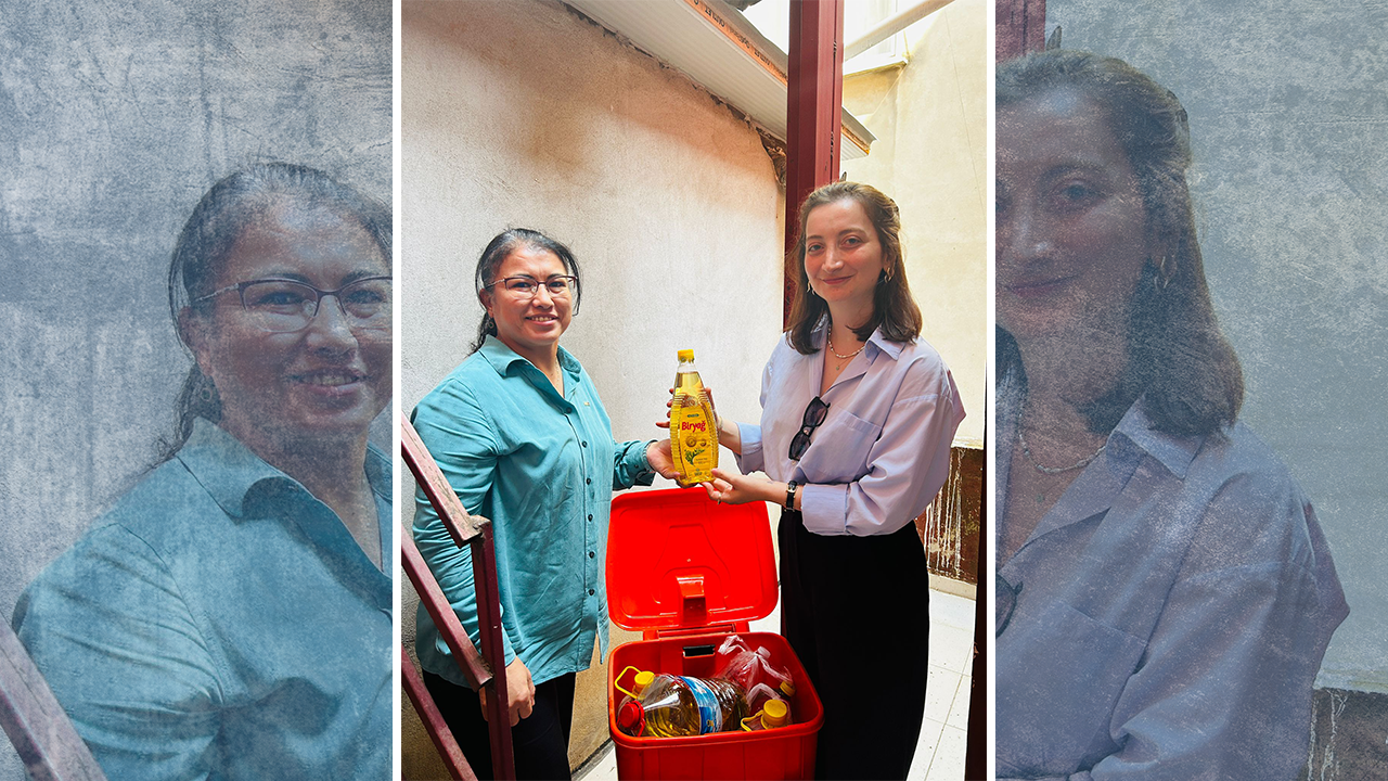 Yüzlerce litre atık yağ geri dönüşüme kazandırıldı